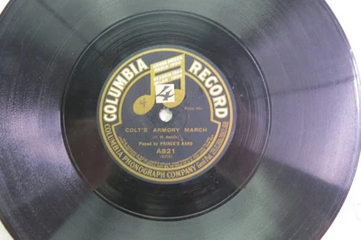 Prince's Band - COLUMBIA A821 - Colt's Armory March - Image 1 of 2