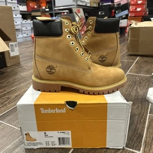 Timberland 6 Inch Premium TB10061 Botas Para Hombre Trigo Nubuck Impermeables Talla 6 - Imagen 1 de 8