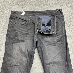 Buffalo David Bitton Jeans Mens 36x30 Gray Denim Straight Casual Office - Bild 1 von 9