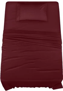 Twin Sheet Set – 3 Piece Bed Sheets for Twin Size Bed, Soft and Breathable Mi... - Picture 1 of 7