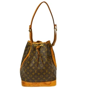 LOUIS VUITTON NOE DRAWSTRING SHOULDER BAG PURSE MONOGRAM M42224 AR1925 XX33680 - Picture 1 of 10