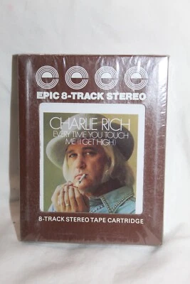 NEW Charlie Rich SEALED 8 Track TAPE Every time you Touch Me I get High PEA33455 Foto 1 de 3