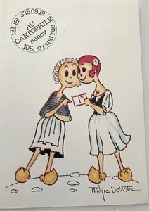 Philippe Delestre Frankreich Postkarte Au Cartophile Nancy - Bild 1 von 2