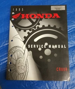 OEM HONDA MOTORCYCLE SERVICE MANUAL 1995 CR80R DIRT BIKE 61GBF00 - Picture 1 of 3