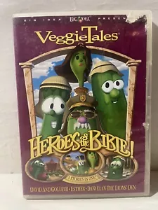 VeggieTales Heroes of the Bible DVD 2002 PAL Region 0 - Picture 1 of 4