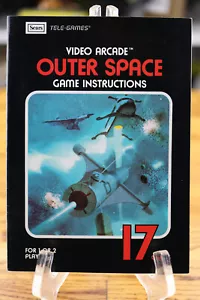 Video Arcade Outer Space 17 Game Instruction Manual ONLY no game See pic - Picture 1 of 2