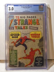 Strange Tales Annual #2 1963 Marvel Comics Early Spiderman Appearance CGC 3.0 - Picture 1 of 2
