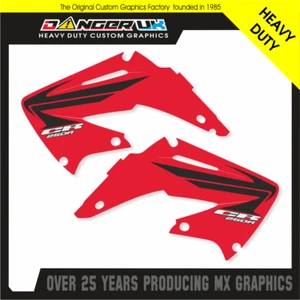 HONDA CR 250 02 03 04 05 06 07 MOTOCROSS MX RAD SCOOP GRAPHICS DECALS STICKERS - Picture 1 of 1