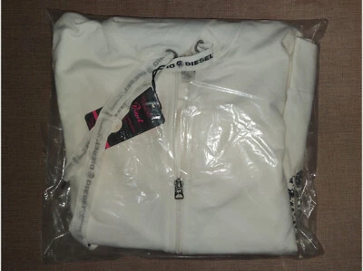 DIESEL - SWEAT A CAPUCHE BLANC T.M - Photo 1/2