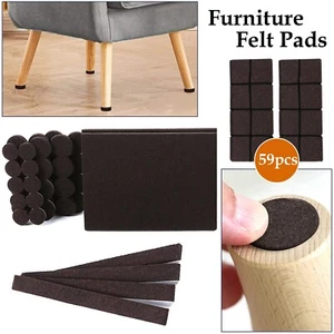 Felt Pads Floor Protector & Chair Felts pads for Furniture Feet Wood floor - Picture 1 of 12