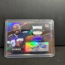  Felix Jones 2008 Bowman Sterling Rookie Card Refractor Patch Auto 25/50 #150