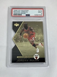 Upper Deck Ovation 1998 Michael Jordan #J12 Jordan Rules PSA 9 ¡Pop troquelado 29! - Imagen 1 de 4