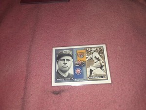 2002 Fleer Fall Classic Rival Factions Retail Mordecai Brown Honus Wagner HOF