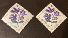 ROYAUME DU BURUNDI 2 used postage stamps 10F