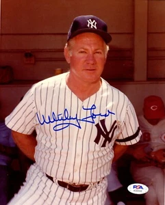 Whitey Ford autographed signed 8x10 photo MLB New York Yankees PSA COA WS Champ - Picture 1 of 1
