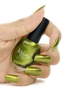 Khloris Metallic Nail Enamel Opulent Ocean 306 Green Color 12ml - Picture 1 of 8