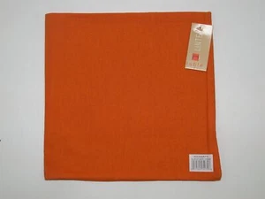 (6) Lintex 100% Cotton Napkins ~ Solidarity Orange ~ 18" x 18" **NEW** - Picture 1 of 1