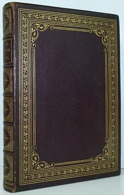WASHINGTON IRVING Oliver Goldsmith A Biography Illustrated FINE BINDING 1849 - Image 1 of 4