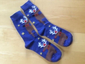 Rentier Weihnachtssocken Socken für Damen und Herren - Bild 1 von 3
