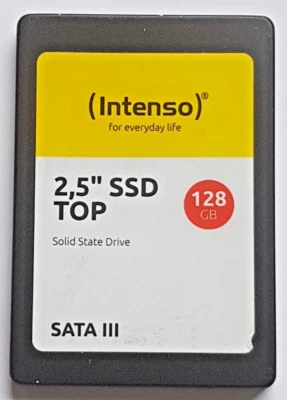 128 GB SATA III Intenso TOP SSD 3D-NAND TLC 2.5" interne Festplatte - Bild 1 von 2