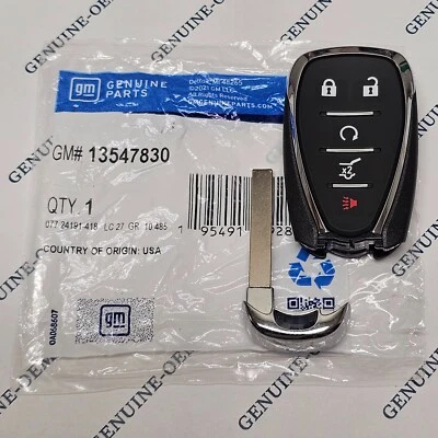 2021-2023 Chevrolet Keyless Remote Entry Key Fob Transmitter 13547830 OEM GM - Image 1 of 3