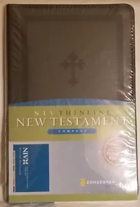 NIV THINLINE NEW TESTAMENT COMPACT (CHARCOAL COVER) von Zondervan NEU - Bild 1 von 4