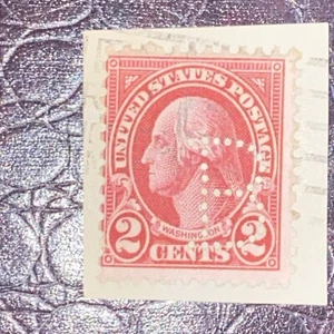 Washington 2 cent Great Condition, rare print B cancel mark, Great Stamp - Picture 1 of 6