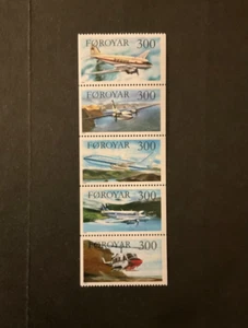 Faroe Islands Scott #134-138 (138a) never hinged - Picture 1 of 1