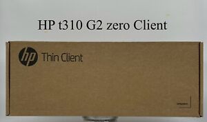 HP T310 G2 Zero Client Desktop Computer - Black/Silver (2EZ54AT#ABA) *Open Box*
