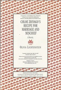 Advanced Uncorrected Proof Chloe Zhivago's Recipe for Marriage and Mischief NEW - Picture 1 of 1