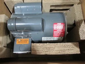 ROLAIR MTRC102 REPLACEMENT ELECTRIC MOTOR MARATHON 145TBDR5530  1.5 HP NEW - Picture 1 of 2