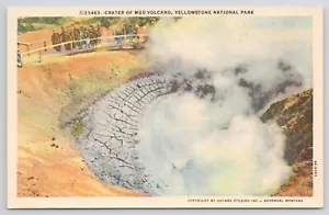 Postkarte Bozeman Montana Krater des Schlammvulkans Yellowstone Nationalpark - Bild 1 von 3
