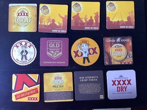 12 different Castlemaine XXXX issues BEER COASTERS All 12 for $3.00 - Picture 1 of 2