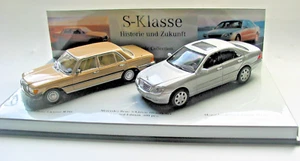 WOW SUPER RARE -Mercedes Benz 2 CAR S CLASS SET W116/ W220 1/43 LIMITED 300 PCS - Picture 1 of 8