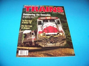 Trains Magazine "The Magazine Of Railroading" Vintage November 1994 - Picture 1 of 4