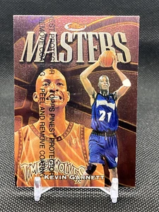 1997-98 Topps Finest Masters Kevin Garnett Timberwolves con recubrimiento - Imagen 1 de 2