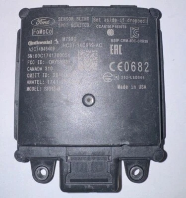 2017 FORD F250 F150 OEM ЛЕВЫЙ/ПРАВЫЙ ЗАДНИЙ РАДАР БЛОК МОДУЛЬ HC3T14C689AC - Изображение 1 из 4