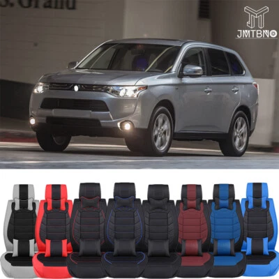 For Mitsubishi Endeavor 5-Seat /2 Seat Cover Front Rear PU Leather Seat Cushion - Image 1 of 4