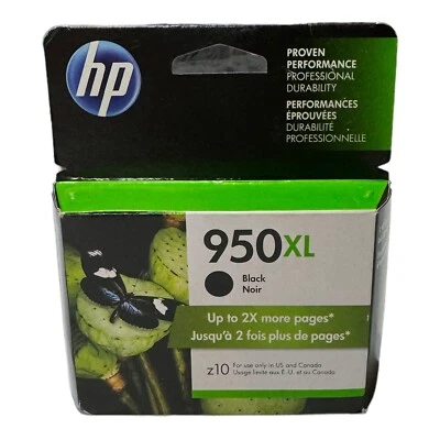 Cartucho de tinta negro genuino HP 950XL CN045AN caja sellada OEM alto rendimiento exp. 2019 Foto 1 de 4