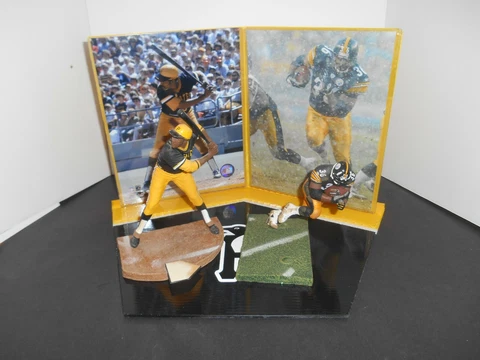 Pirate + Steeler Legends Willie Stargell + Jerome Bettis w/Optional Free Figure Cover