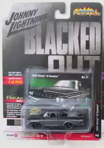 JOHNNY LIGHTNING STREET FREAKS R4 BLACKED OUT 1959 CHEVY EL CAMINO 1/3,195 A #3 - Picture 1 of 4