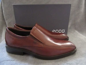 Zapatos sin cordones de cuero nogal ECCO Illinois EE. UU. 11 - 11.5 M EUR 45 NUEVOS CON CAJA - Imagen 1 de 10