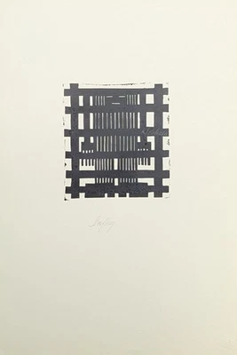 Karl Cohnen, Sträfling, Linolschnitt, handsigniert, betitelt, - - Bild 1 von 4