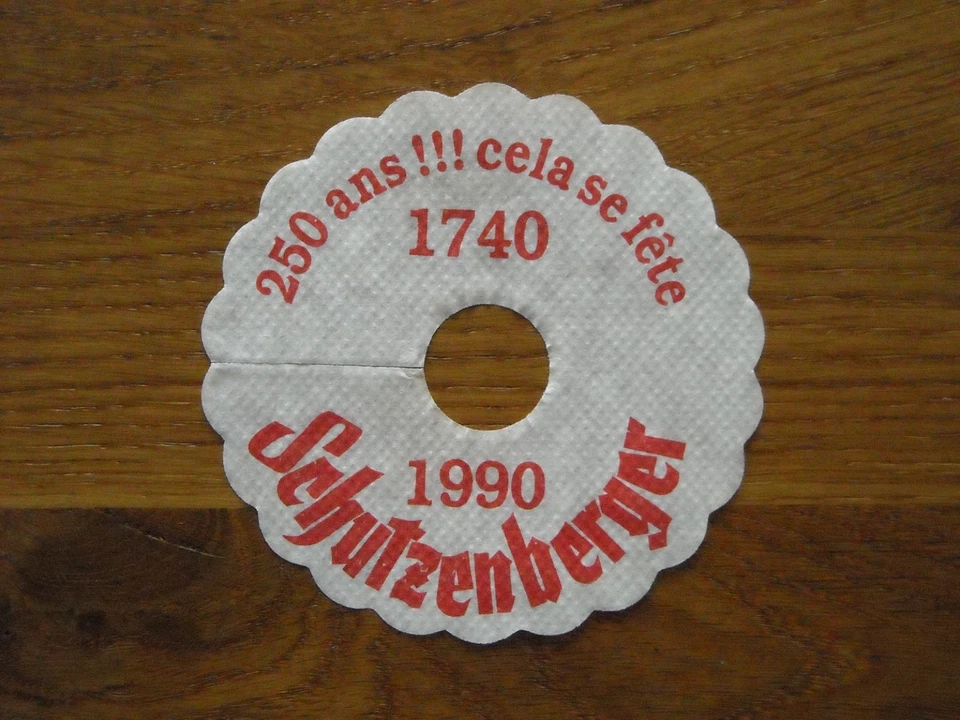 1  Pilsdeckchen - Tropfdeckchen Brauerei Strassburg  Frankreich 35-59 - Bild 1 von 1