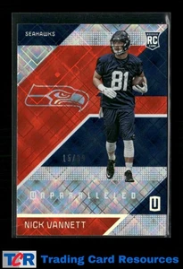 Panini Unparalleled #182 2016 Nick Vannett naranja #/99 - Imagen 1 de 2