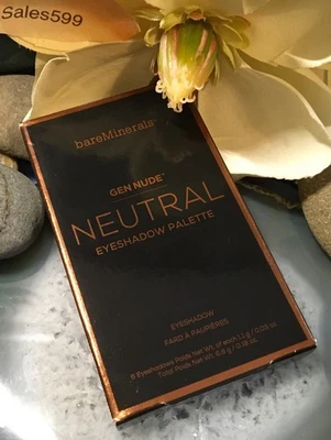 NEW bareMinerals Gen Nude Eyeshadow Palette - NEUTRAL - 6.6 g/0.18 oz SOLD OUT - Image 1 of 4
