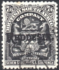Rhodesia 1909-12 7s6d black, SG.111, VFU, cat.£42 - Picture 1 of 1