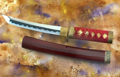 RÉPLICA DE CUCHILLO TANTO JAPONÉS VINTAGE AÑOS 80, EN BUEN ESTADO. Foto 1 de 4