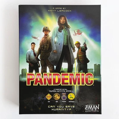 Pandemic Board Game Z-Man Games Matt Leacock Cooperative Strategy 2013, Complete - Image 1 of 4
