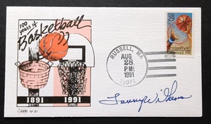 Signed Lenny Wilkens First Day of Issue Basketball Envelope - Picture 1 of 3